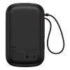Qpow Pro+ 20000mAh Powerbank ar USB-C kabeli un displeju - melns