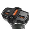 R78 78W automašīnas lādētājs USB-C PD / 2xUSB-A QC - melns