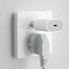 A14EUC PD 20W USB-C mazais sienas lādētājs + USB-C kabelis - balts