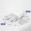 A14EUC PD 20W USB-C mazais sienas lādētājs + USB-C kabelis - balts