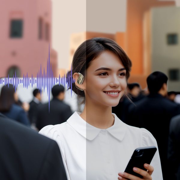 Bluetooth biznesa austiņas U17Max OWS USB-C - baltas