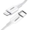 Kabelis MFi USB-C - iPhone Lightning 20W 3A 0.25m - balts