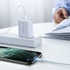 Kabelis MFi USB-C - iPhone Lightning 20W 3A 0.25m - balts