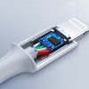 Kabelis MFi USB-C - iPhone Lightning 20W 3A 0.25m - balts