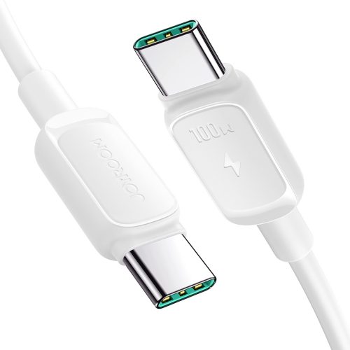 Daudzkrāsains A14 sērijas USB-C - USB-C 100W 1,2 m kabelis - balts