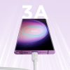 Daudzkrāsains sērija A14 USB-A - USB-C 3A 1,2 m kabelis - balts