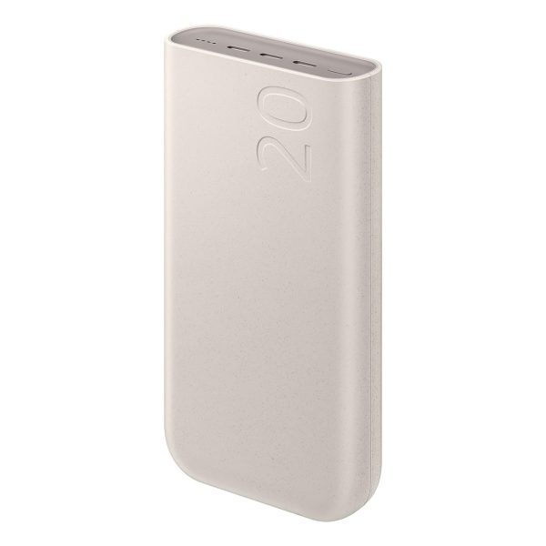 Powerbank Samsung 20000mAh 3x USB-C 45W SFC - bēšs