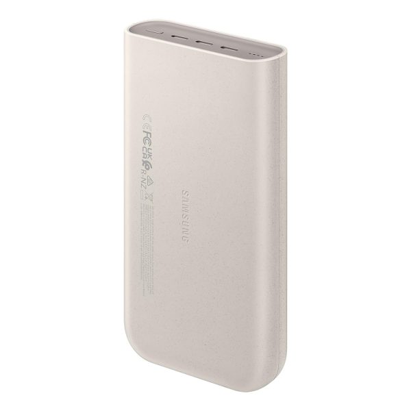 Powerbank Samsung 20000mAh 3x USB-C 45W SFC - bēšs