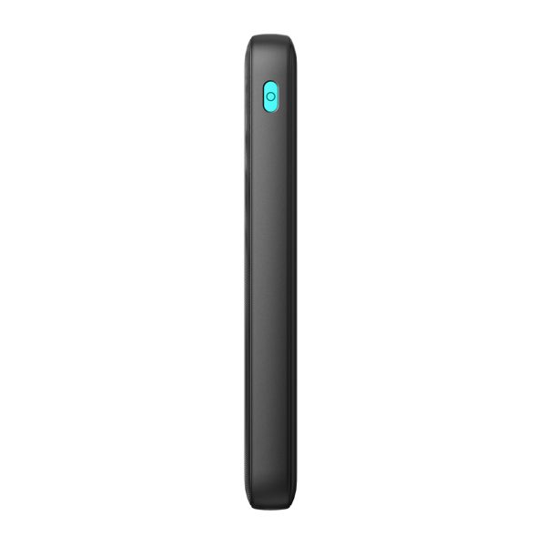 Powerbank 10000mAh USB-C USB-A 22.5W SCP QC PD - melns