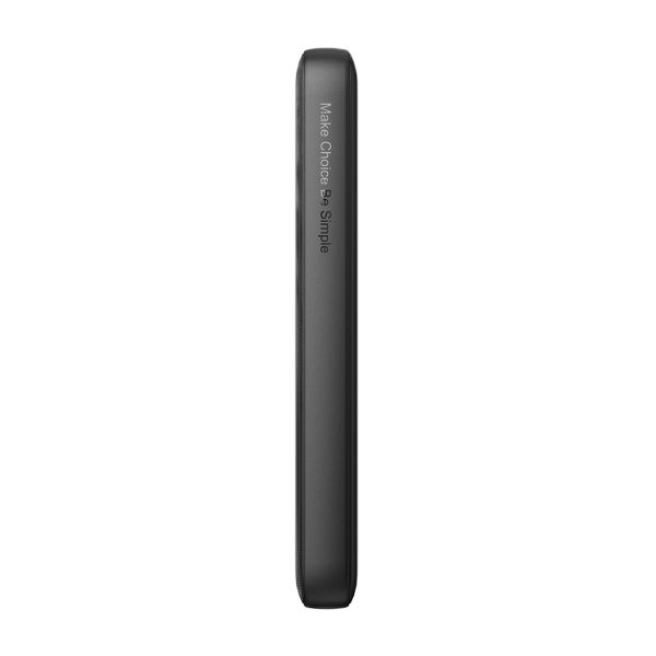 Powerbank 10000mAh USB-C USB-A 22.5W SCP QC PD - melns