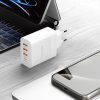 Sienas lādētājs 3x USB-A 1x USB-C PD 20W - balts