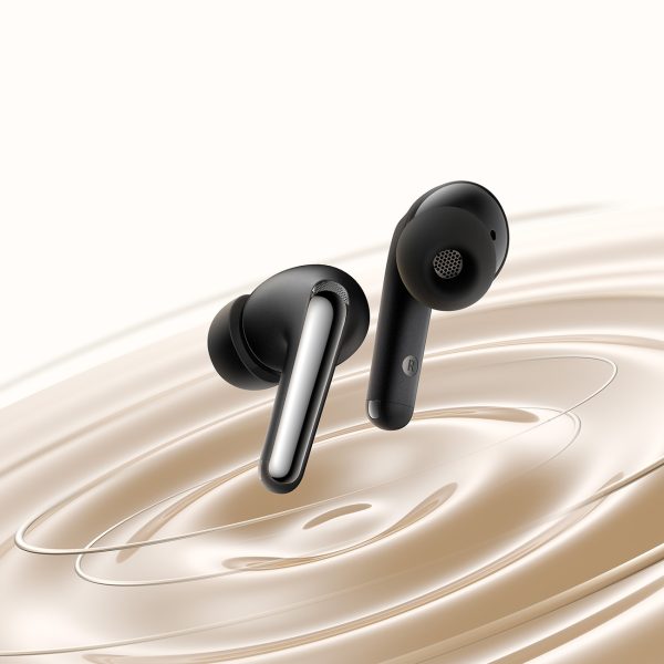 TWS Bluetooth 5.4 ANC ENC bezvadu austiņas - melnas