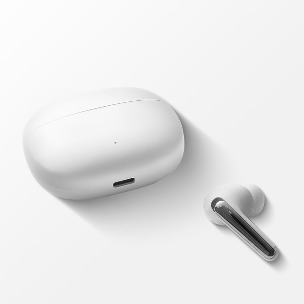 TWS Bluetooth 5.4 ANC ENC bezvadu austiņas - baltas