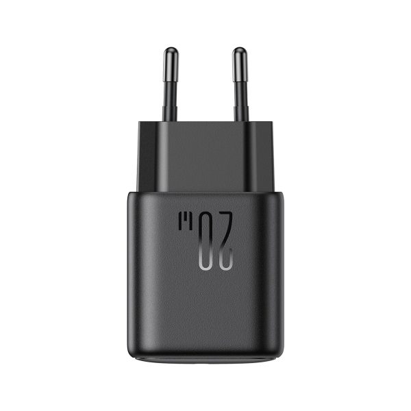 USB-C PD QC 20W sienas lādētājs - melns