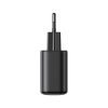 USB-C PD QC 20W sienas lādētājs - melns