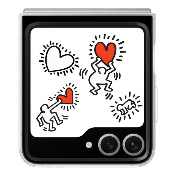 Samsung Flipsuit maciņš Galaxy Z Flip 6 tālrunim - caurspīdīgs