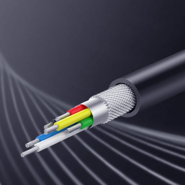 Audio adapteris 2 portu USB-C (vīriešu) - mini ligzda 3,5 mm / USB-C (sieviešu) - pelēks