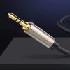 Audio kabelis TRS mini ligzda 3,5 mm - ligzda 6,35 mm 3 m - pelēks