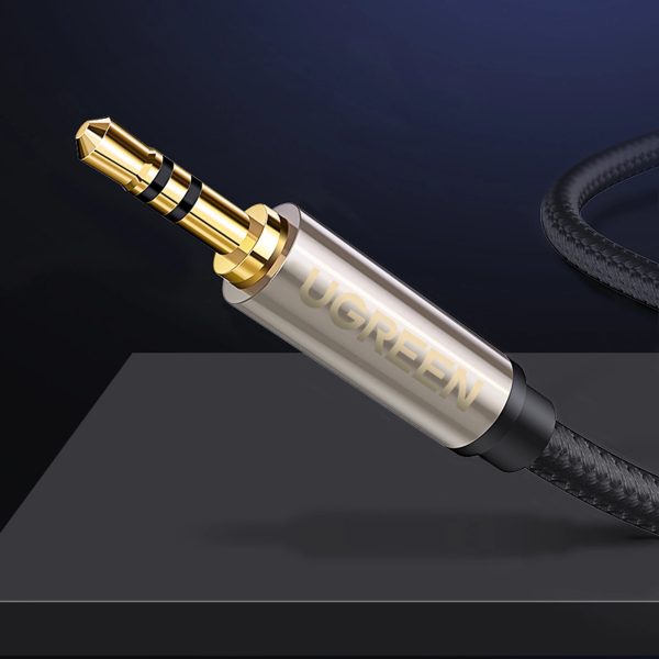 Audio kabelis TRS mini ligzda 3,5 mm - ligzda 6,35 mm 3 m - pelēks