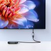 HDMI (vīriešu/HDMI (sieviešu) 8K 15 cm pagarinātāja kabelis - pelēks
