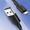 Kabelis micro USB - USB-A 25 cm - melns
