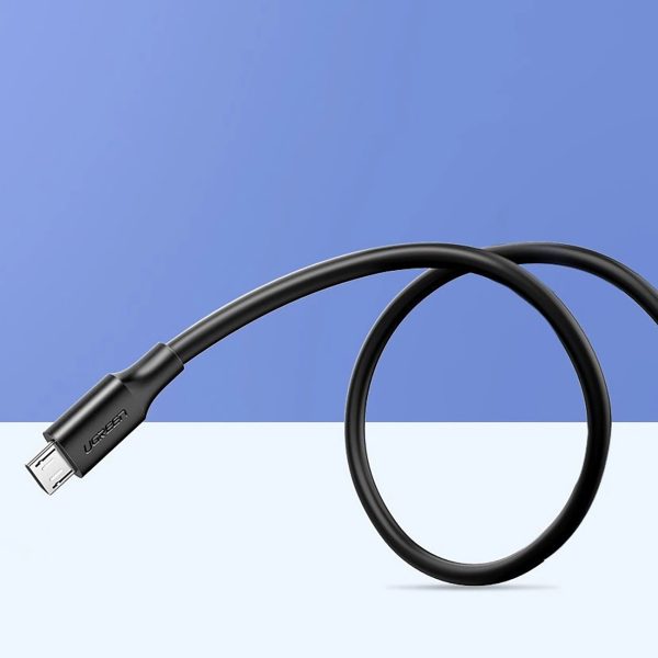 Kabelis micro USB - USB-A 25 cm - melns