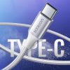 Pīts kabelis USB-A - USB-C QC 3.0 3A 1.5m - balts
