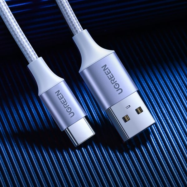 Pīts kabelis USB-A - USB-C QC 3.0 3A 1.5m - balts