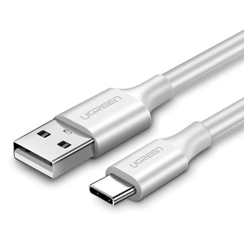 Kabelis USB-A - USB-C 3A 25 cm - balts