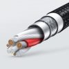 USB-A - iPhone Lightning MFi 2 m pinuma kabelis - melns