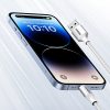 USB-A - iPhone Lightning MFi 2m pinuma kabelis - sudrabs