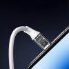 USB-A - iPhone Lightning MFi 2m pinuma kabelis - sudrabs