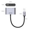 Adaptera sadalītājs USB-C - HDMI / VGA / USB-A 3.0 / USB-C PD - Pelēks