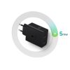 Samsung strāvas adapteris Duo 2x USB-C 50W sienas lādētājs - melns