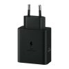 Samsung strāvas adapteris Duo 2x USB-C 50W sienas lādētājs - melns