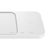 Samsung bezvadu lādētājs Duo 15W induktīvais lādētājs + sienas lādētājs un kabelis - balts