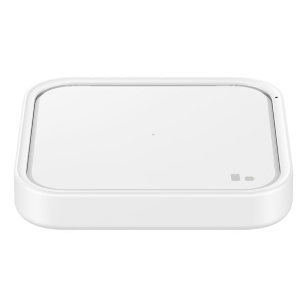 Samsung bezvadu lādētāja paliktnis 15 W induktīvais lādētājs + sienas lādētājs un USB-C kabelis - balts