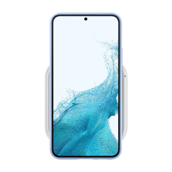 Samsung bezvadu lādētāja paliktnis 15 W induktīvais lādētājs + sienas lādētājs un USB-C kabelis - balts