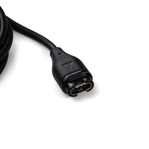Magnētiskais lādētājs Garmin viedpulkstenim ar USB-A savienojumu - melns