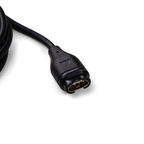 Magnētiskais lādētājs Garmin viedpulkstenim ar USB-A savienojumu - melns
