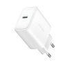USB-C PD 30W QC SFC sienas lādētājs - balts
