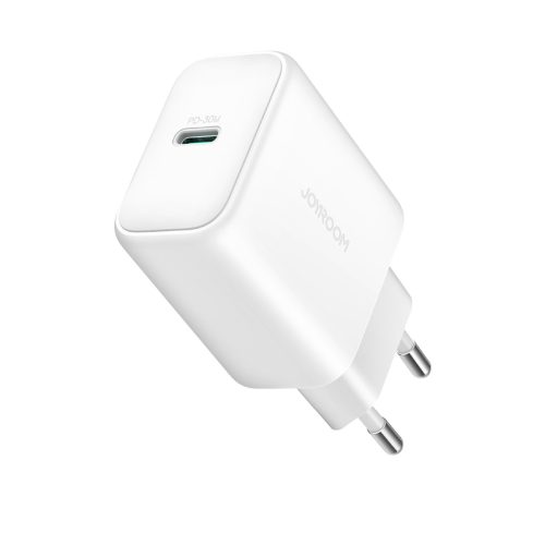USB-C PD 30W QC SFC sienas lādētājs - balts