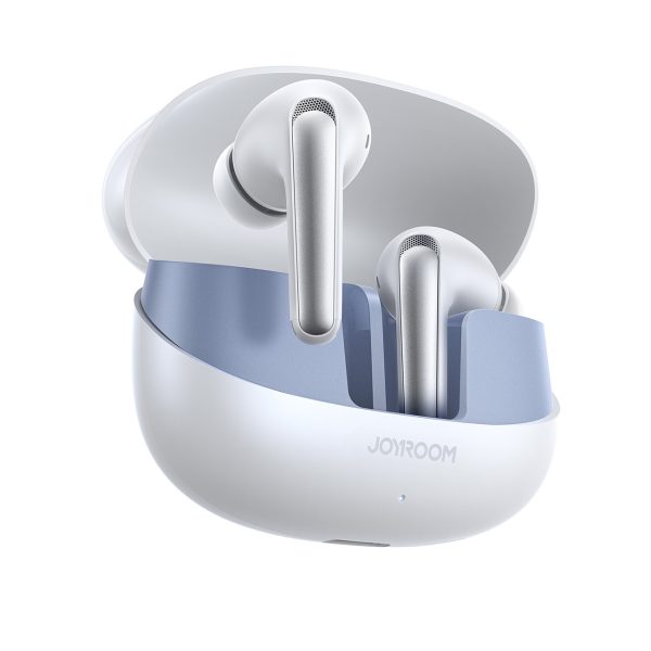 Funpods TWS ausīs ievietojamas Bluetooth 5.4 ANC austiņas ar IP54 aizsardzību - baltas