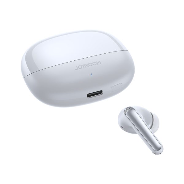 Funpods TWS ausīs ievietojamas Bluetooth 5.4 ANC austiņas ar IP54 aizsardzību - baltas