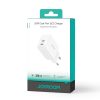 2x USB-C 20W PD QC 3.0 sienas lādētājs - balts