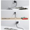 USB-C un USB-A 25 W SFC PPS PD sienas lādētājs — melns