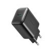 USB-C 25W SFC PPS PD sienas lādētājs + 1m USB-C kabelis - melns