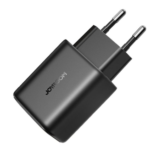 USB-C 25W SFC PPS PD sienas lādētājs + 1m USB-C kabelis - melns