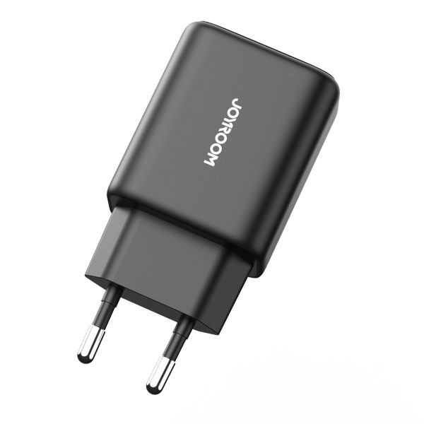 USB-C 25W SFC PPS PD sienas lādētājs + 1m USB-C kabelis - melns