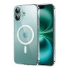 Elegants, caurspīdīgs magnētisks iPhone 16 Plus vāciņš - caurspīdīgs
